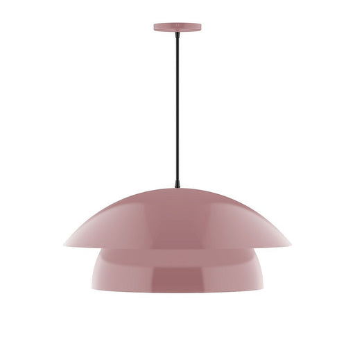 Ballston One Light Semi-Flush Mount Antique Copper