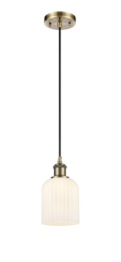 Ballston One Light Mini Pendant Antique Brass
