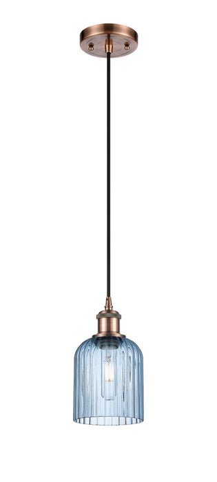 Innovations - 516-1P-AC-G559-5BL - One Light Mini Pendant - Ballston - Antique Copper