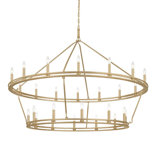 Troy Lighting - F6245-CPL - 28 Light Chandelier - Sutton - Champagne Leaf