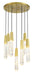 George Kovacs - P1287-859-L - LED Pendant - Drifting Droplets - Brushed Brass