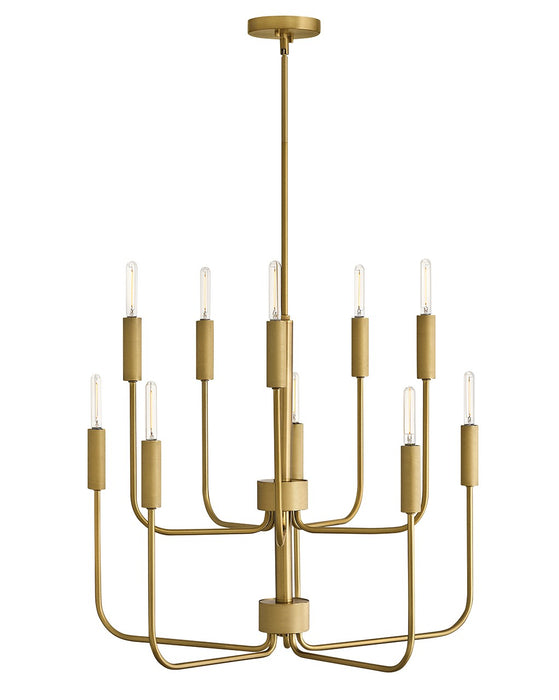 Lark - 83636LCB - LED Chandelier - Austen - Lacquered Brass