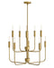 Lark - 83636LCB - LED Chandelier - Austen - Lacquered Brass
