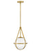 Lark - 83677LCB - LED Pendant - Colby - Lacquered Brass