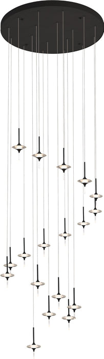 PageOne - PP121755-BK - LED Chandelier - Light-Year - Black
