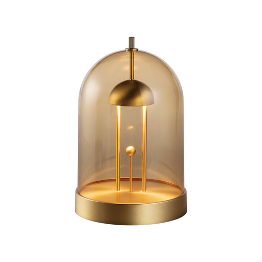 PageOne - T140001-Brass - LED Table Lamp - Amber - Brass