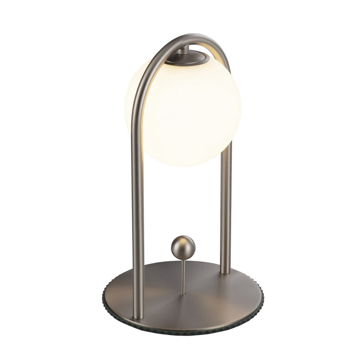 PageOne - T140008-SN - LED Table Lamp - LingLong - Satin Nickel