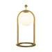 PageOne - T140009-PB - LED Table Lamp - LingLong - Polised Brass