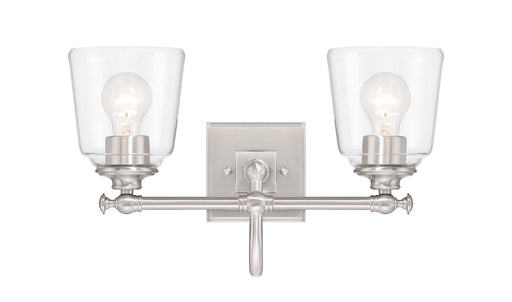 Minka-Lavery - 4002-84 - Two Light Bath Vanity - Antonia - Brushed Nickel