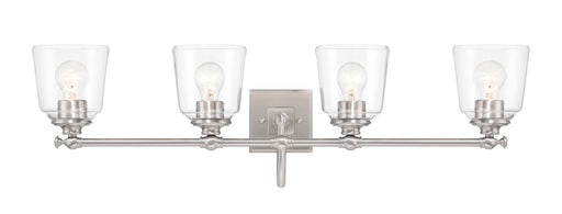 Minka-Lavery - 4004-84 - Four Light Bath Vanity - Antonia - Brushed Nickel