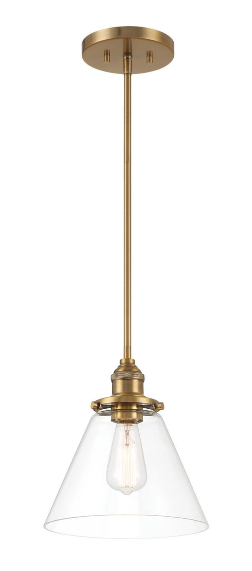 Minka-Lavery - 5686-923 - One Light Mini Pendant - Barwell - Oxidized Aged Brass