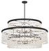 Minka-Lavery - 6708-66 - 12 Light Chandelier - Shimmering Elegance - Sand Coal