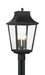 Minka-Lavery - 73345-66 - Four Light Outdoor Post Lantern - Altimeter - Sand Coal