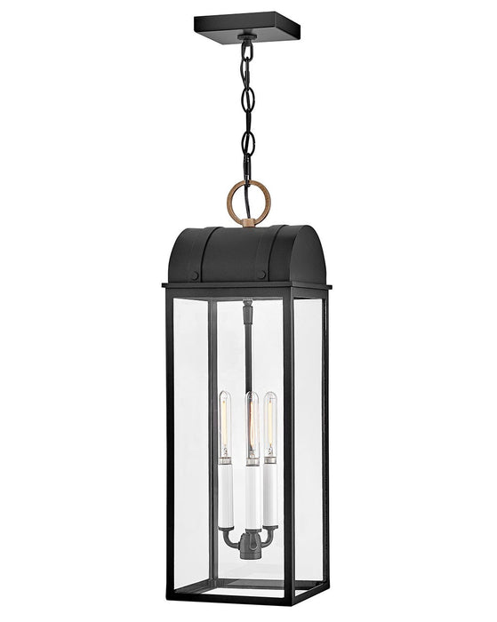 Hinkley - 10662BK-BU - LED Hanging Lantern - Campbell - Black