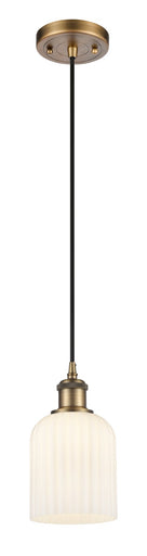 Ballston One Light Mini Pendant Brushed Brass