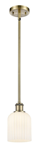 Ballston One Light Mini Pendant Antique Brass