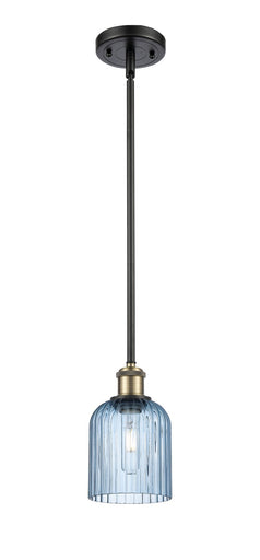 Ballston One Light Mini Pendant Black Antique Brass