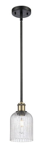 Ballston One Light Mini Pendant Black Antique Brass