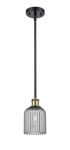 Ballston One Light Mini Pendant Black Antique Brass