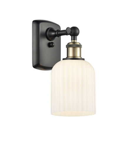 Ballston One Light Wall Sconce Black Antique Brass
