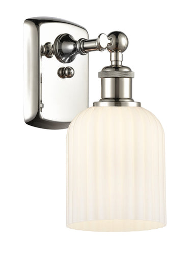 Ballston One Light Wall Sconce Polished Nickel