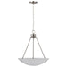 Nuvo Lighting - 60-370 - Three Light Pendant - Pendants Brushed Nickel - Brushed Nickel