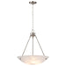 Nuvo Lighting - 60-370 - Three Light Pendant - Pendants Brushed Nickel - Brushed Nickel