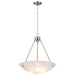 Nuvo Lighting - 60-370 - Three Light Pendant - Pendants Brushed Nickel - Brushed Nickel