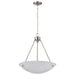 Nuvo Lighting - 60-370 - Three Light Pendant - Pendants Brushed Nickel - Brushed Nickel