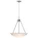 Nuvo Lighting - 60-370 - Three Light Pendant - Pendants Brushed Nickel - Brushed Nickel