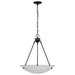Nuvo Lighting - 60-371 - Three Light Pendant - Pendants Old Bronze - Old Bronze