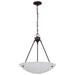 Nuvo Lighting - 60-371 - Three Light Pendant - Pendants Old Bronze - Old Bronze