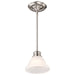 Nuvo Lighting - 60-365 - One Light Mini Pendant - Empire - Brushed Nickel