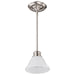 Nuvo Lighting - 60-365 - One Light Mini Pendant - Empire - Brushed Nickel