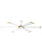 Hinkley - 906964FMW-LDD - 64"Ceiling Fan - Andros - Matte White