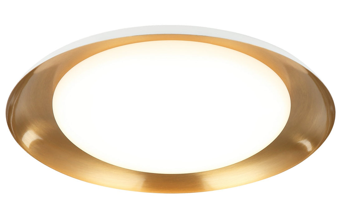 Matteo Lighting - M12215WHAG - LED Ceiling Mount - Lalonde - White