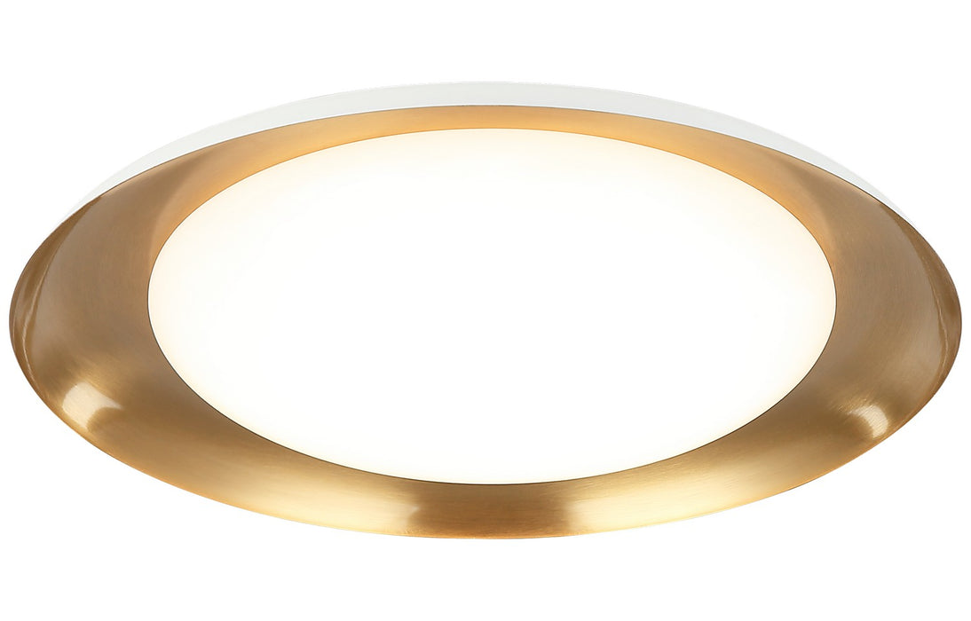 Matteo Lighting - M12218WHAG - LED Ceiling Mount - Lalonde - White