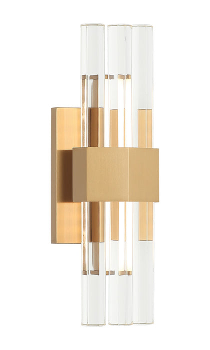 Matteo Lighting - S06913AG - LED Wall Sconce - Krustallos