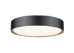 Z-Lite - 1014F16-MB-MGLD-LED - LED Flush Mount - Kawan - Matte Black / Modern Gold