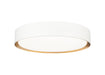 Z-Lite - 1014F16-MW-MGLD-LED - LED Flush Mount - Kawan - Matte White / Modern Gold