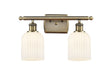 Innovations - 516-2W-AB-G559-5GWH - Two Light Bath Vanity - Ballston - Antique Brass