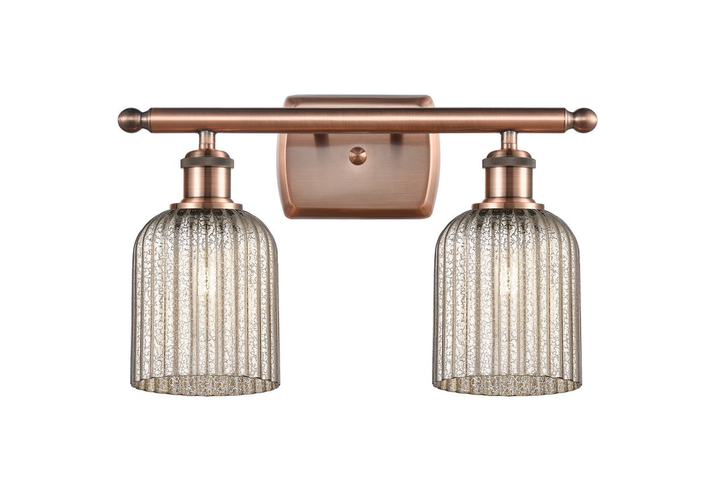 Innovations - 516-2W-AC-G559-5ME - Two Light Bath Vanity - Ballston - Antique Copper