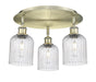 Innovations - 516-3C-AB-G559-5SDY - Three Light Flush Mount - Downtown Urban - Antique Brass