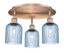 Innovations - 516-3C-AC-G559-5BL - Three Light Flush Mount - Downtown Urban - Antique Copper
