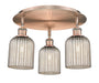 Innovations - 516-3C-AC-G559-5ME - Three Light Flush Mount - Downtown Urban - Antique Copper