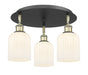 Innovations - 516-3C-BAB-G559-5GWH - Three Light Flush Mount - Downtown Urban - Black Antique Brass