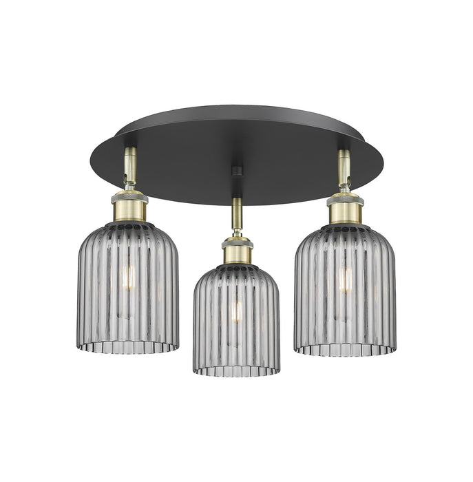 Innovations - 516-3C-BAB-G559-5SM - Three Light Flush Mount - Downtown Urban - Black Antique Brass
