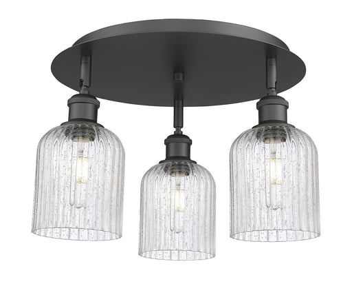 Downtown Urban Three Light Flush Mount