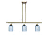 Innovations - 516-3I-AB-G559-5BL - Three Light Island Pendant - Ballston - Antique Brass