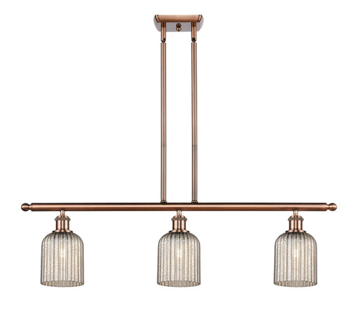 Innovations - 516-3I-AC-G559-5ME - Three Light Island Pendant - Ballston - Antique Copper